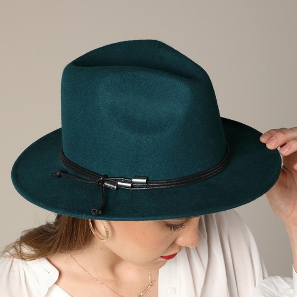Wool Structured Metal Detail Panama